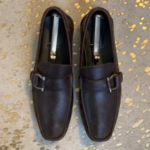 Ferragamo brown loafers